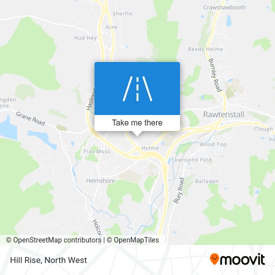 Hill Rise map