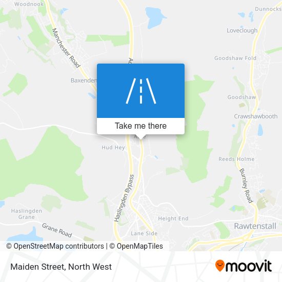 Maiden Street map