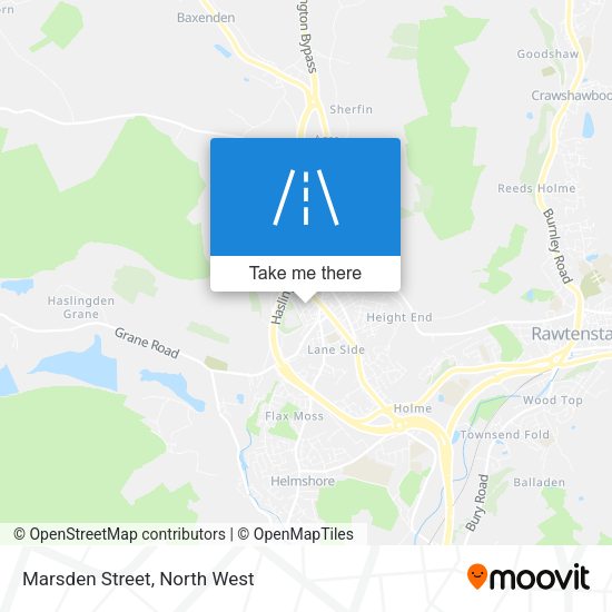 Marsden Street map
