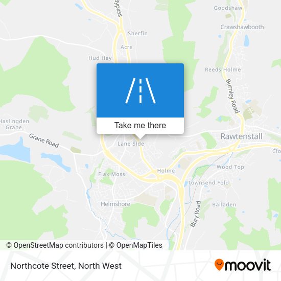 Northcote Street map