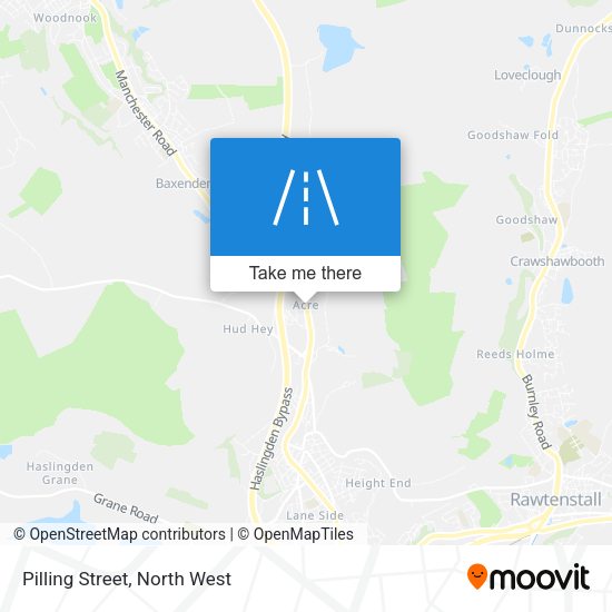 Pilling Street map