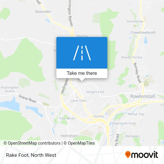 Rake Foot map