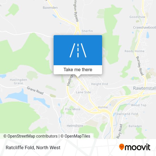 Ratcliffe Fold map