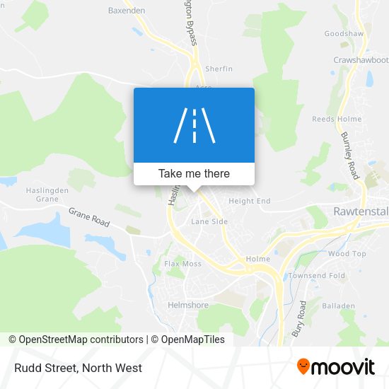 Rudd Street map