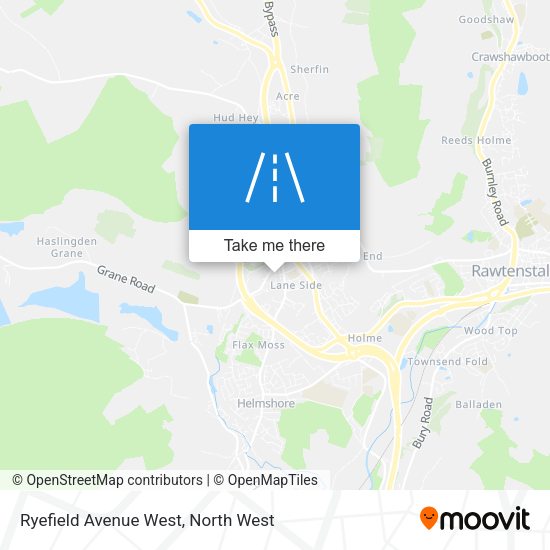 Ryefield Avenue West map