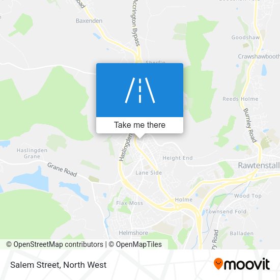 Salem Street map