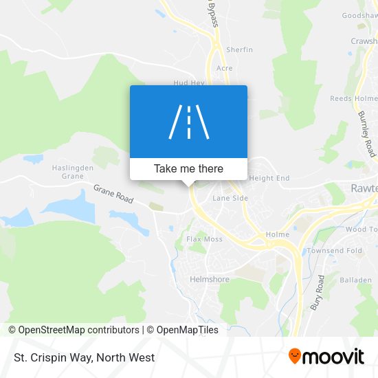 St. Crispin Way map