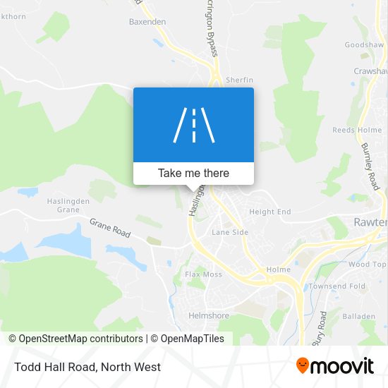 Todd Hall Road map