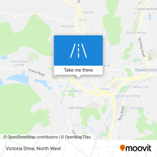 Victoria Drive map