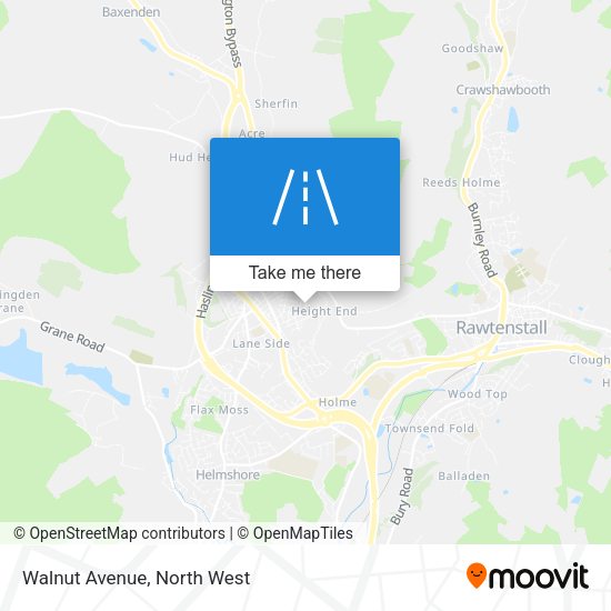 Walnut Avenue map