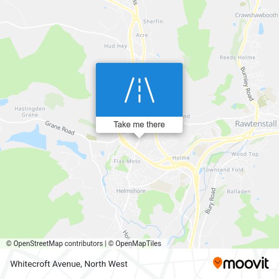 Whitecroft Avenue map
