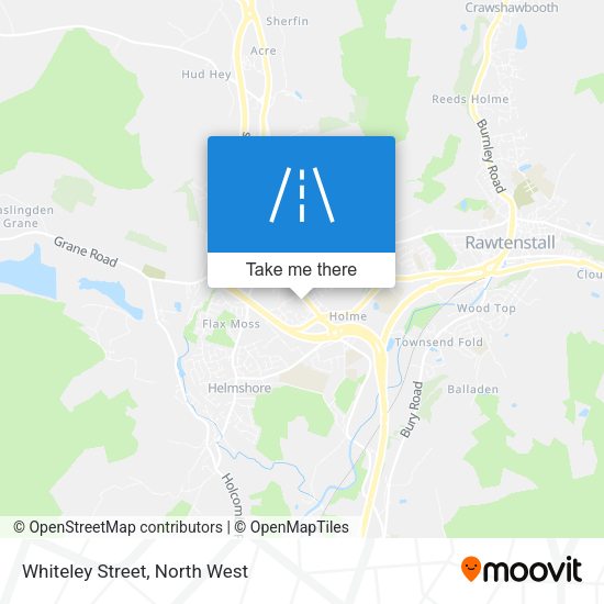 Whiteley Street map