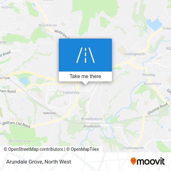 Arundale Grove map