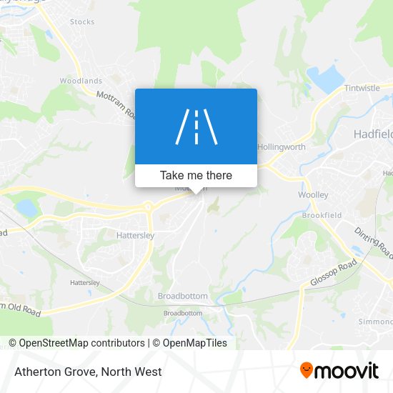 Atherton Grove map