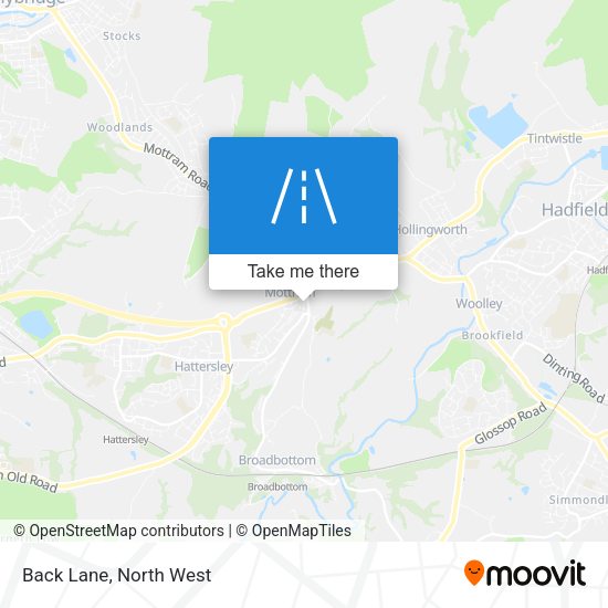 Back Lane map