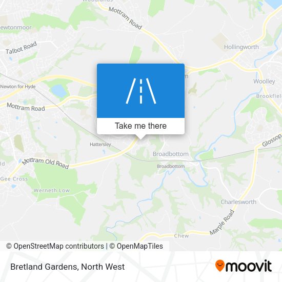 Bretland Gardens map