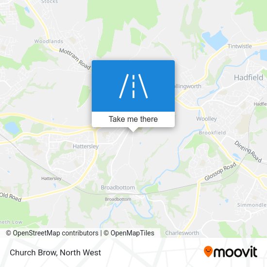 Church Brow map