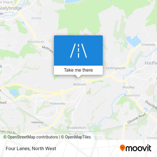 Four Lanes map