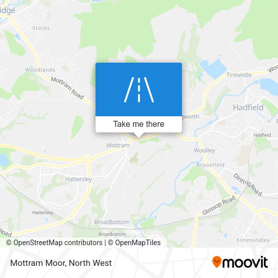 Mottram Moor map