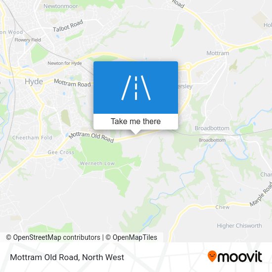 Mottram Old Road map