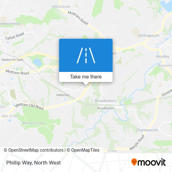 Phillip Way map