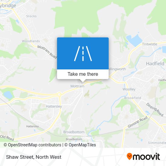 Shaw Street map