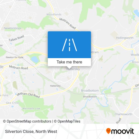 Silverton Close map