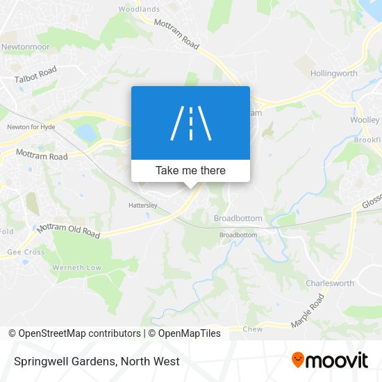 Springwell Gardens map