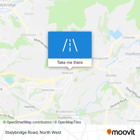 Stalybridge Road map
