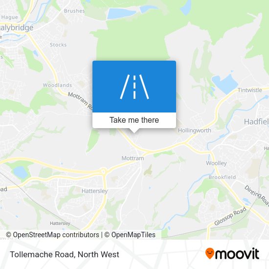 Tollemache Road map
