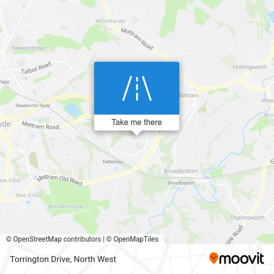 Torrington Drive map