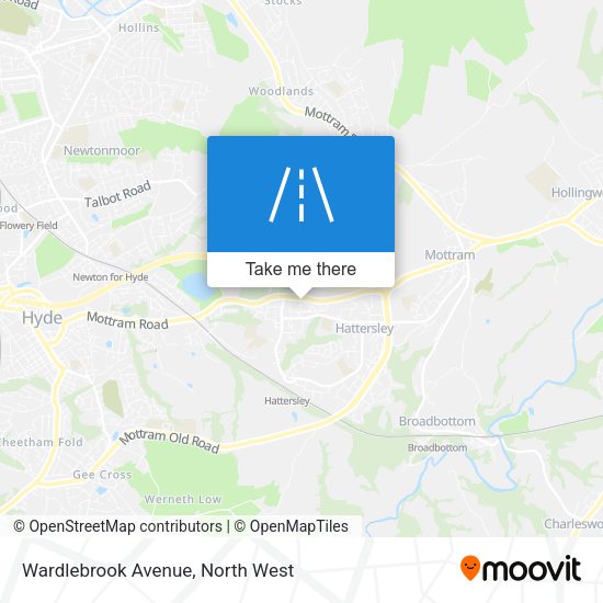 Wardlebrook Avenue map