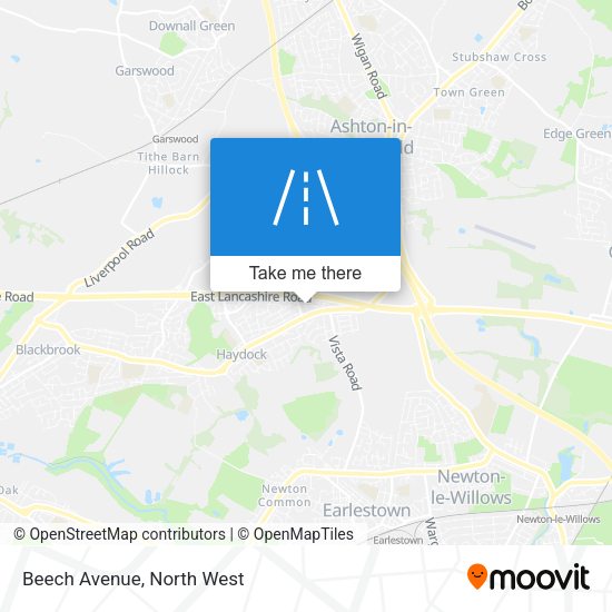 Beech Avenue map