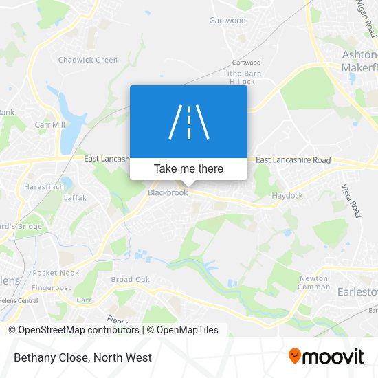 Bethany Close map