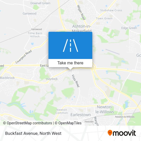 Buckfast Avenue map