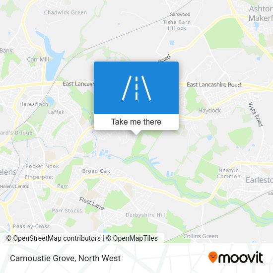 Carnoustie Grove map