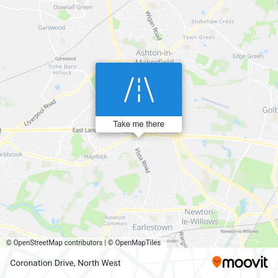 Coronation Drive map
