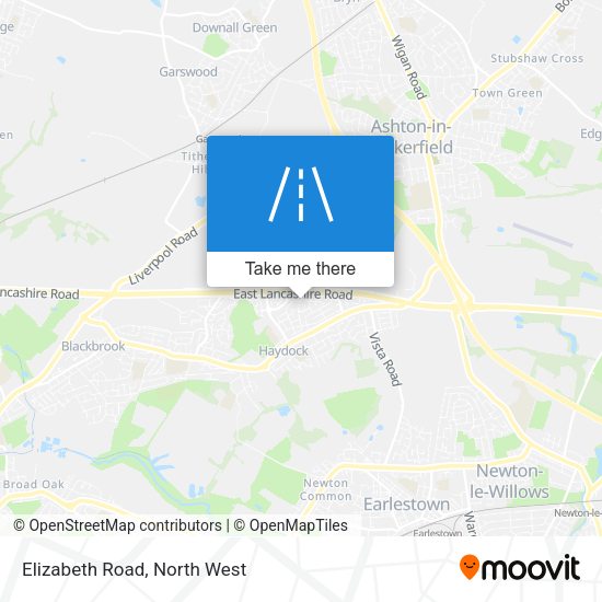 Elizabeth Road map