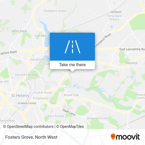 Fosters Grove map