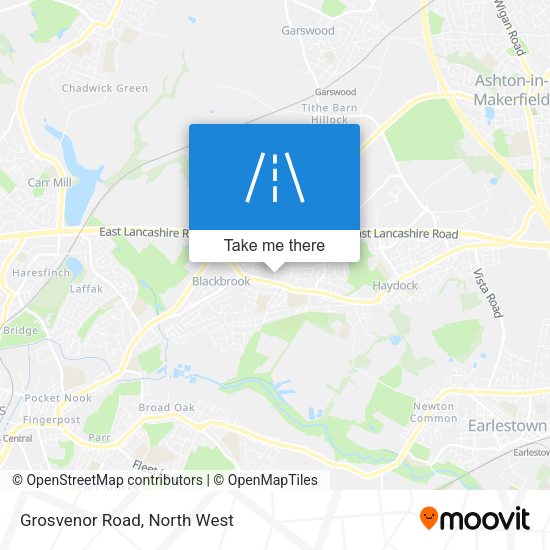 Grosvenor Road map