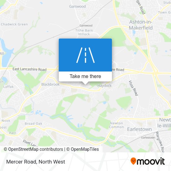 Mercer Road map
