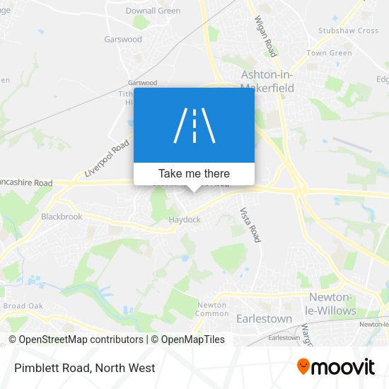 Pimblett Road map