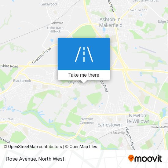 Rose Avenue map