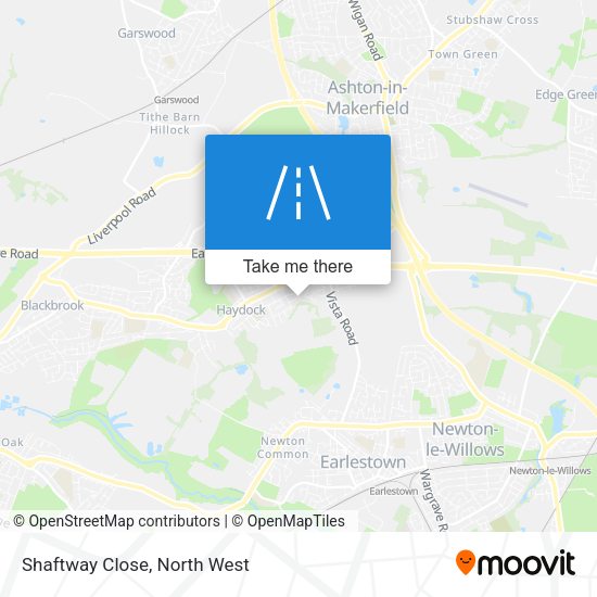 Shaftway Close map