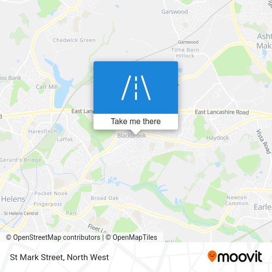 St Mark Street map