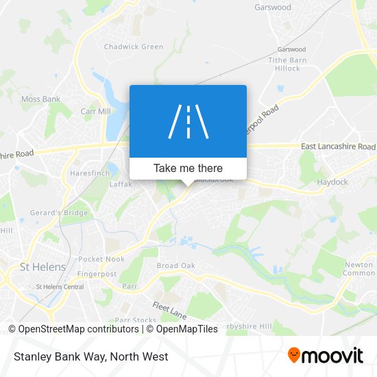 Stanley Bank Way map