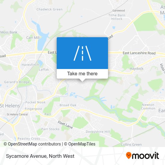 Sycamore Avenue map