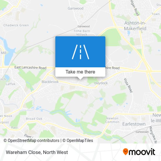 Wareham Close map