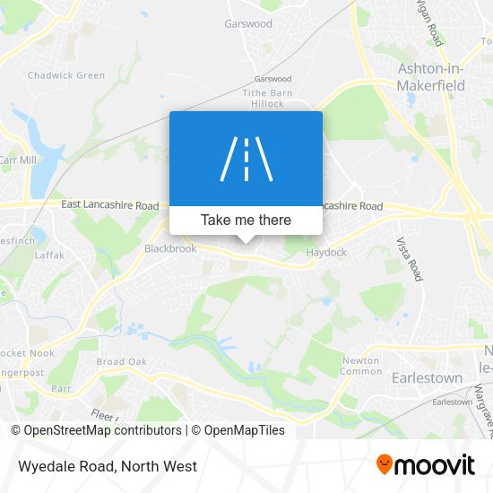 Wyedale Road map