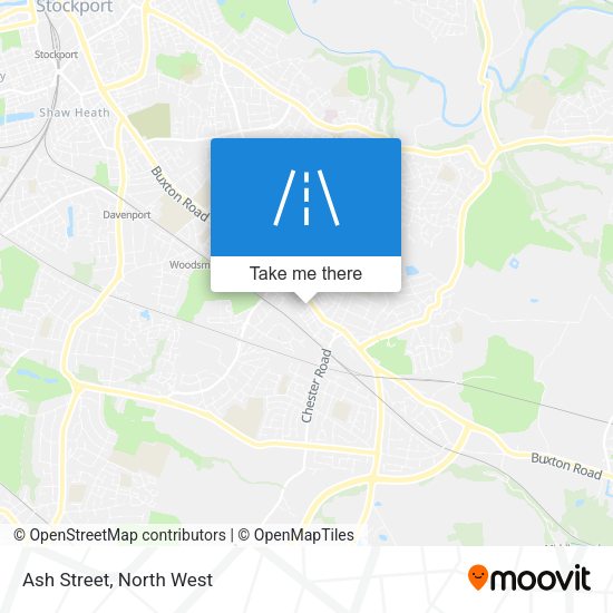 Ash Street map